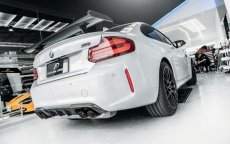 画像2: BMW 2シリーズ F87 M2  トランク用リアウィング 本物DryCarbon ドライカーボン (2)