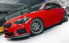 画像5: BMW 1シリーズ F20 改造用F22 Mスポーツフロント用リップスポイラー 本物DryCarbon ドライカーボン (5)