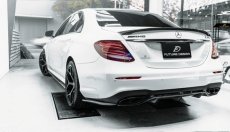 画像5: BENZ ベンツ Eクラス W213 トランク用リア スポイラー リアウィング 本物DryCarbon ドライカーボン (5)