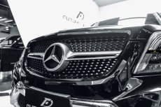 画像7: BENZ メルセデス・ベンツ GLK-Class 後期用 ダイヤモンド メッキ仕様 センターグリル AMG GLK300 GLK350 (7)