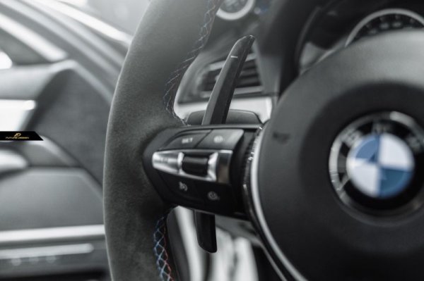 BMW 4シリーズ F32 F33 F36 ハンドル用パドルシフト 本物DryCarbon