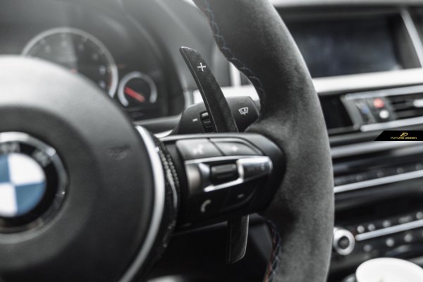 BMWM2 カーボンステアリングパドルシフター BMW 2シリーズ F87 M2 M2C ハンドル用パドルシフト 本物DryCarbon
