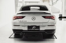 画像12: BENZ メルセデス・ベンツ CLA-Class W118 トランク用リアスポイラー 本物DryCarbon ドライカーボン (12)