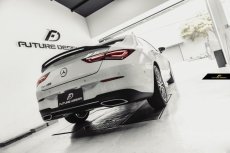 画像4: BENZ メルセデス・ベンツ CLA-Class W118 トランク用リアスポイラー 本物DryCarbon ドライカーボン (4)