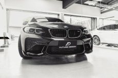 画像4: BMW F87 M2 フロントバンパー用カーボンスプリッター カバー 本物鍛造DryCarbon ドライカーボン スポイラー COVER 大理石の美しさ (4)