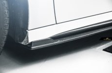 画像3: BENZ メルセデス・ベンツ CLA-Class W118 X118 AMGサイドステップ用スカート スポイラー 本物Drycarbon (3)