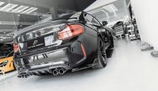 画像4: BMW F87 M2 M2competition リアバンパー用スプリッター リアカナード 本物DryCarbon ドライカーボン  (4)