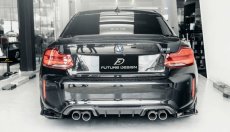 画像7: BMW F87 M2 M2competition リアバンパー用スプリッター リアカナード 本物DryCarbon ドライカーボン  (7)