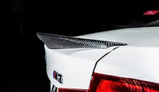 画像1: BMW 3シリーズ F80 M3 セダン トランク用 リアウィング 本物DryCarbon ドライカーボン (1)