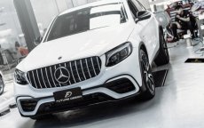 画像3: BENZ メルセデス・ベンツ GLC W253 C253 前期車 改造用 GLC63仕様 フロントバンパー パナメリカーナ グリル  エアロ ボディー (3)