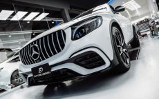 画像4: BENZ メルセデス・ベンツ GLC W253 C253 前期車 改造用 GLC63仕様 フロントバンパー パナメリカーナ グリル  エアロ ボディー (4)