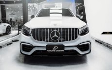 画像1: BENZ メルセデス・ベンツ GLC W253 C253 前期車 改造用 GLC63仕様 フロントバンパー パナメリカーナ グリル  エアロ ボディー (1)