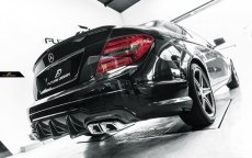 画像10: BENZ メルセデス・ベンツ C-Class W204 AMGバンパー用ディフューザー 本物Drycabon ドライカーボン AMG (10)