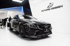 画像6: BENZ メルセデス・ベンツ E-Class W213 S213 前期車 AMGフロントバンパー用 リップスポイラー 本物DryCarbon ドライカーボン (6)