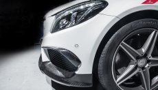 画像7: BENZ メルセデス・ベンツ C-Class W205 C205 S205 前期車 AMGフロントバンパー用カーボンリップスポイラー 本物DryCarbon ドライカーボン (7)