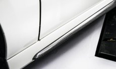 画像2: BENZ メルセデス・ベンツ A-Class W176  AMGバンパー用サイドスポイラー 本物Drycarbon ドライカーボン (2)