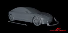 画像6: TESLA テスラ MODEL モデル 3 サイドスカート スポイラー 本物Drycarbon ドライカーボン (6)