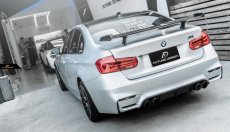 画像3: BMW 3シリーズ F30 トランク用リアウィング 本物DryCarbon ドライカーボン (3)