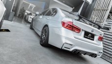 画像4: BMW 3シリーズ F30 トランク用リアウィング 本物DryCarbon ドライカーボン (4)