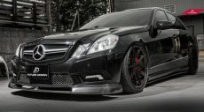 画像6: BENZ メルセデス・ベンツ E-Class  W212 AMGフロントバンパー用リップスポイラー 本物DryCarbon ドライカーボン (6)