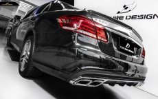 画像1: BENZ メルセデス・ベンツ E-Class W212 AMGバンパー用 改造用E63仕様 リア ディフューザー マフラーエンド (1)