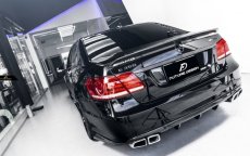 画像2: BENZ メルセデス・ベンツ E-Class W212 AMGバンパー用ディフューザー 本物Carbon カーボン  (2)