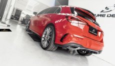 画像5: BENZ メルセデス・ベンツ W177 Aクラス AMGリアバンパー用 ED1仕様 カナード スプリッター ブラック レッド AMG (5)