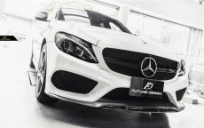 画像4: BENZ メルセデス・ベンツ フロントグリル W205 S205 C205 Cクラス 前期用 AMG C63ルック ブラック センターグリル (4)