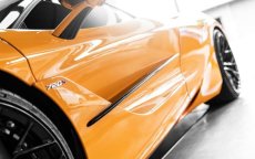 画像5: McLaren マクラーレン 720S サイドドア用 カナード 本物Drycabon ドライカーボン (5)
