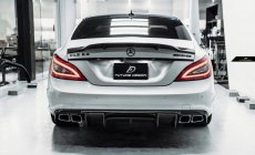 画像2: BENZ メルセデス・ベンツ CLS W218 トランク用 カーボン リアスポイラー 本物DryCarbon ドライカーボン (2)