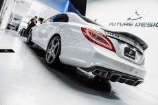 画像4: BENZ メルセデス・ベンツ CLS W218 トランク用 カーボン リアスポイラー 本物DryCarbon ドライカーボン (4)