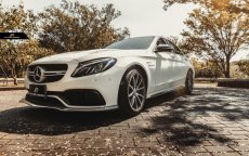 画像7: BENZ ベンツ W205 セダン C205 クーペ C63フロントバンパー用 アンダー リップスポイラー 本物Drycarbon ドライカーボン (7)