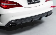 画像4: BENZ メルセデス・ベンツ CLAクラス W117 AMGリアバンパー用ディフューザー スポイラー (4)