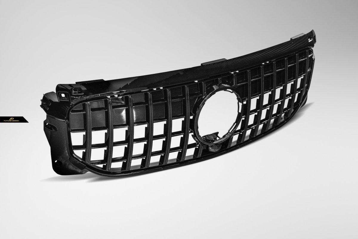 画像2: BENZ メルセデス・ベンツ GLB-Class X247 専用 パナメリカーナ GT R 艶ありブラック グリル AMG GLB200d GLB250 (2)