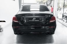 画像1: BENZ ベンツ Eクラス W213 セダン AMG リアバンパー用改造型 E53 ルック ディフューザー セットマフラーカッター付き (1)