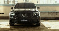 画像1: BENZ メルセデス・ベンツ GLC W253 C253 前期車 改造用 GLC63仕様 フロントバンパー パナメリカーナ ブラックグリル  エアロ ボディー (1)