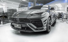 画像4: Lamborghini URUS ウルス フロント用 スプリッター カナード 豪華6点セット本物DryCarbon ドライカーボン (4)