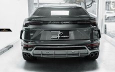 画像6: Lamborghini URUS ウルス トランク用 3ピース リアスポイラー 本物DryCarbon ドライカーボン (6)