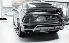 画像8: Lamborghini URUS ウルス フルエアロパーツ カナード サイドスカート リアスポイラー 豪華21点セット 本物DryCarbon ドライカーボン (8)