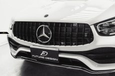 画像1: BENZ メルセデス・ベンツ W253 X253 C253 後期専用 パナメリカーナ GTR ブラック仕様 グリル　 (1)