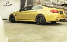 画像6: BMW 4シリーズ F82 F83 M4 サイド用 スカート スポイラー 本物DryCarbon ドライカーボン (6)