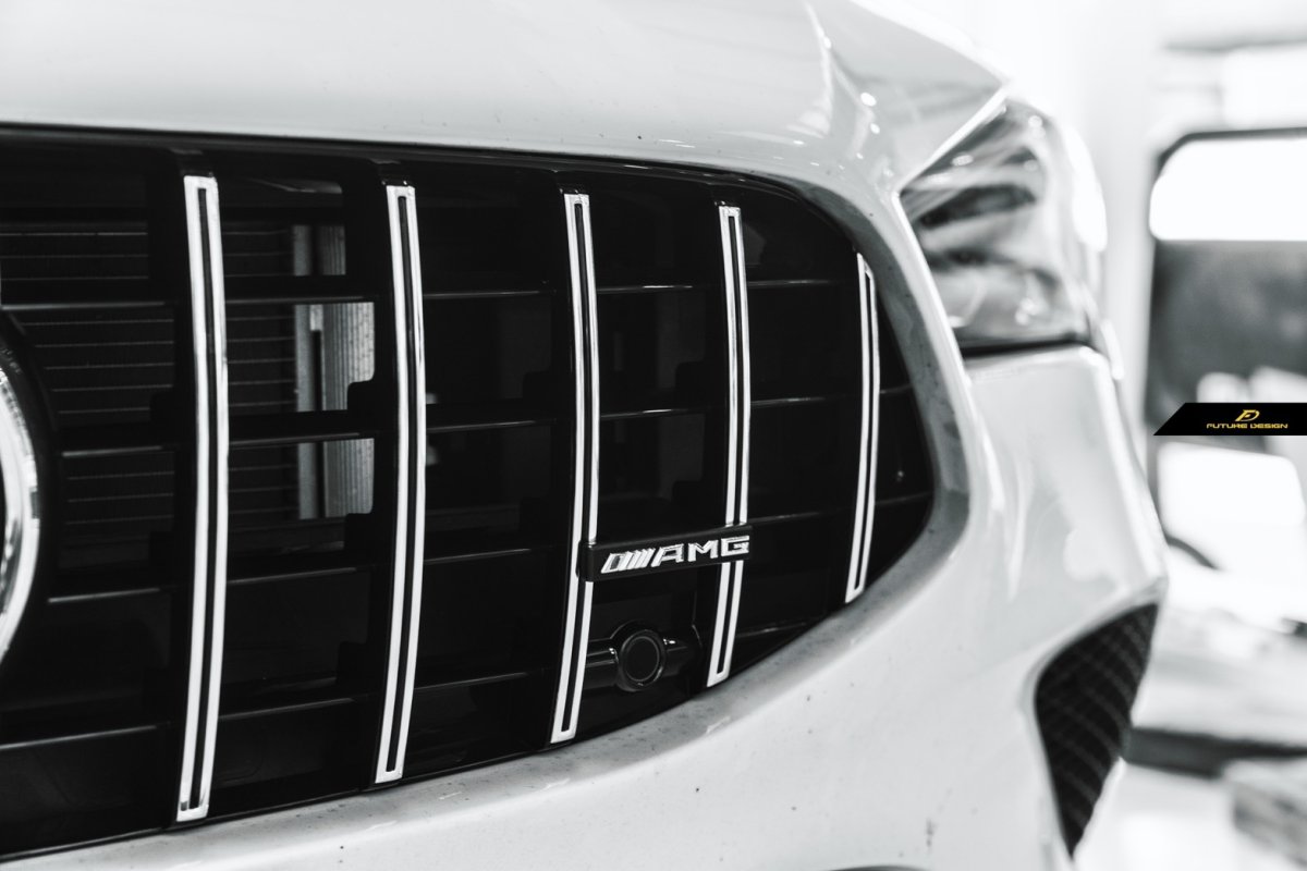 画像5: BENZ メルセデス・ベンツ CLA-Class W118 前期 GTR パナメリカーナ グリル GTグリル CLA180 CLA200d CLA250 AMG メッキ仕様 スポーツ (5)