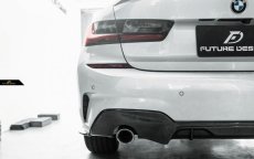 画像3: BMW 3シリーズ G20 G21 M-TECH Mスポーツ リアバンパー用 スプリッター カナード本物DryCarbon ドライカーボン (3)