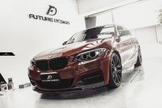 画像4: BMW 2シリーズ F22 Mスポーツ フロント用カーボン リップスポイラー Carbon (4)