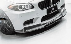 画像13: BMW 5シリーズ F10 セダン M5 フロントバンパー用リップスポイラー 本物カーボン Carbon  (13)