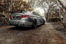 画像3: BMW 5シリーズ F10 M5 セダン トランク用 リアウィング 本物DryCarbon ドライカーボン (3)