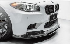 画像14: BMW 5シリーズ F10 セダン M5 フロントバンパー用リップスポイラー 本物カーボン Carbon  (14)