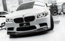 画像7: BMW 5シリーズ F10 セダン M5 フロントバンパー用リップスポイラー 本物カーボン Carbon  (7)