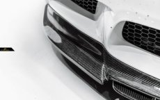 画像10: BMW 5シリーズ F10 セダン M5 フロントバンパー用リップスポイラー 本物カーボン Carbon  (10)
