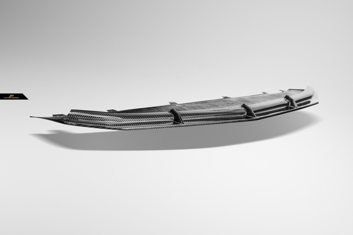 画像11: Lamborghini URUS ウルス フロントバンパー用 リップスポイラー 本物DryCarbon ドライカーボン (11)